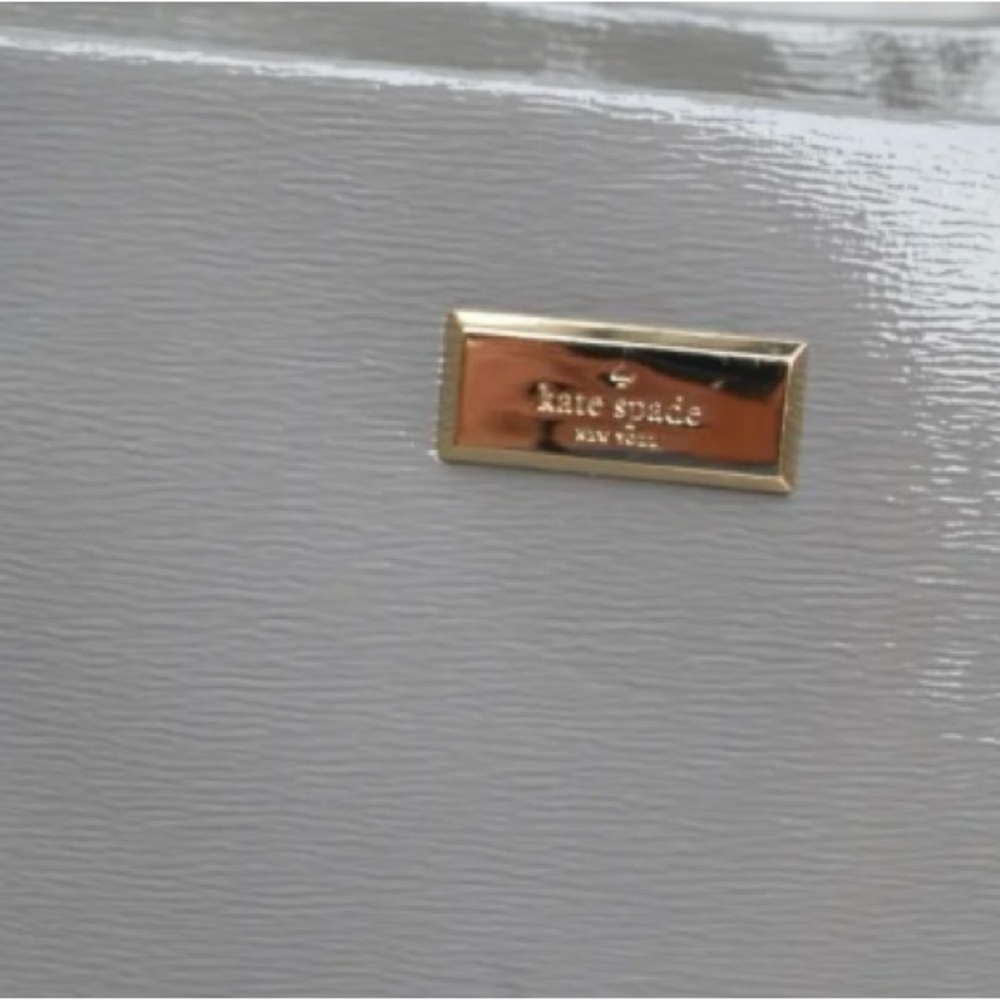 Kate Spade EUC Gray Patent Tote - Picture 3 of 9